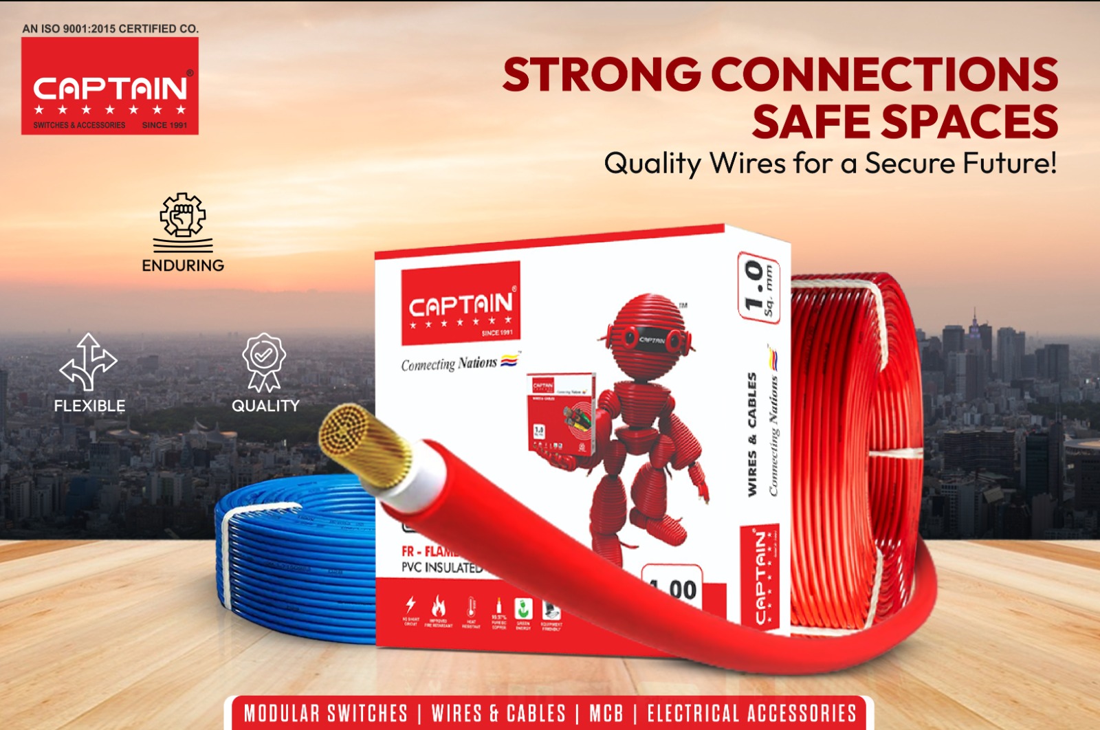 Introducing Captain Wires - Powering Homes. Protecting Lives
